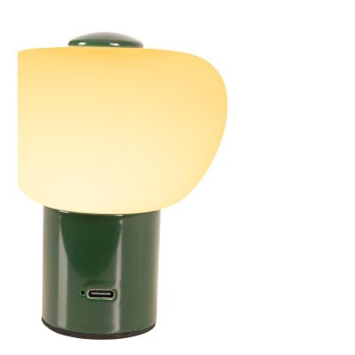 Lucide GUSTAV - Rechargeable Table lamp - Battery pack - Ø 8 cm - LED Dim. - 1x0,8W 2700K - Green